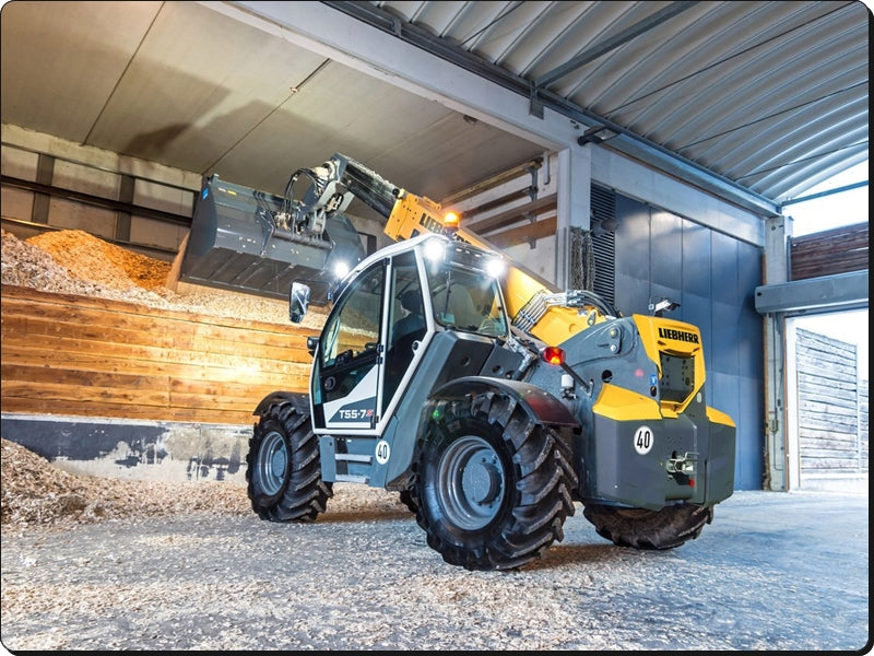 Manual De Servico LIEBHERR - T 55-7 1708 05S - Manipulador telescópico