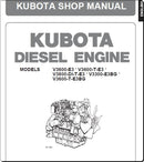 Manual De Serviço KUBOTA - V3600-E3,V3600-T-E3 - Motor Diesel