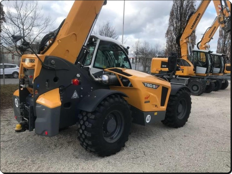 Manual De Servico LIEBHERR - T 60-9 1709 3AS - Manipulador telescópico