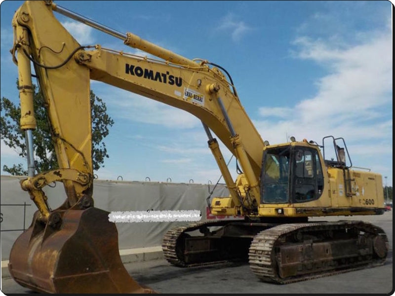 Catálogo de pecas Komatsu - PC600-8R - escavad. de esteira