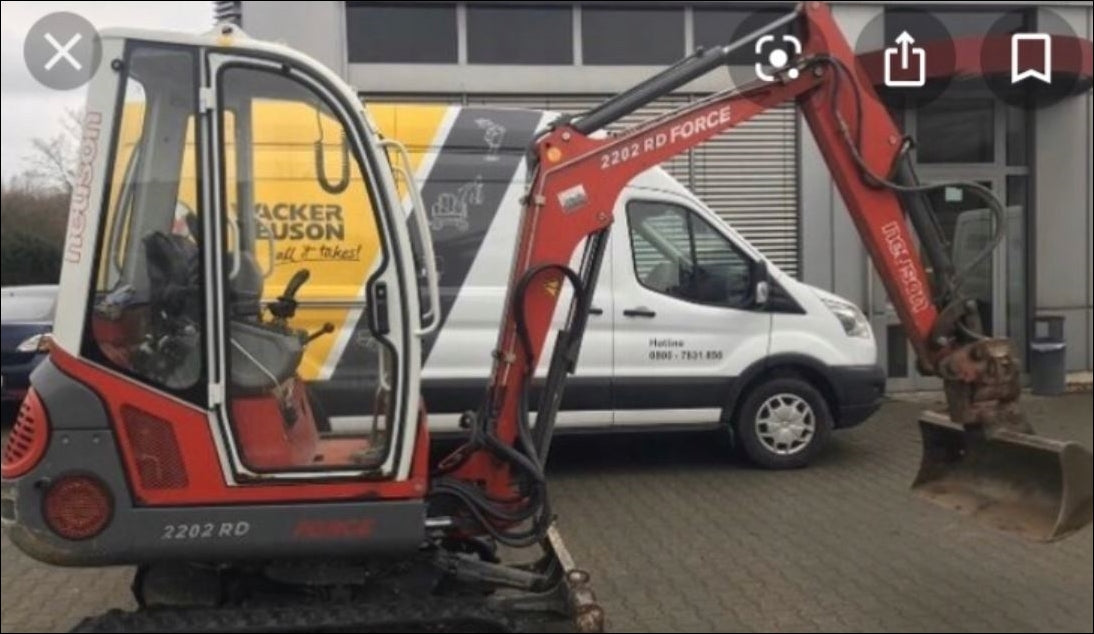 Catalogo De Peças WACKER NEUSON - 2202 RD FORCE - Escavadeira - INGLES