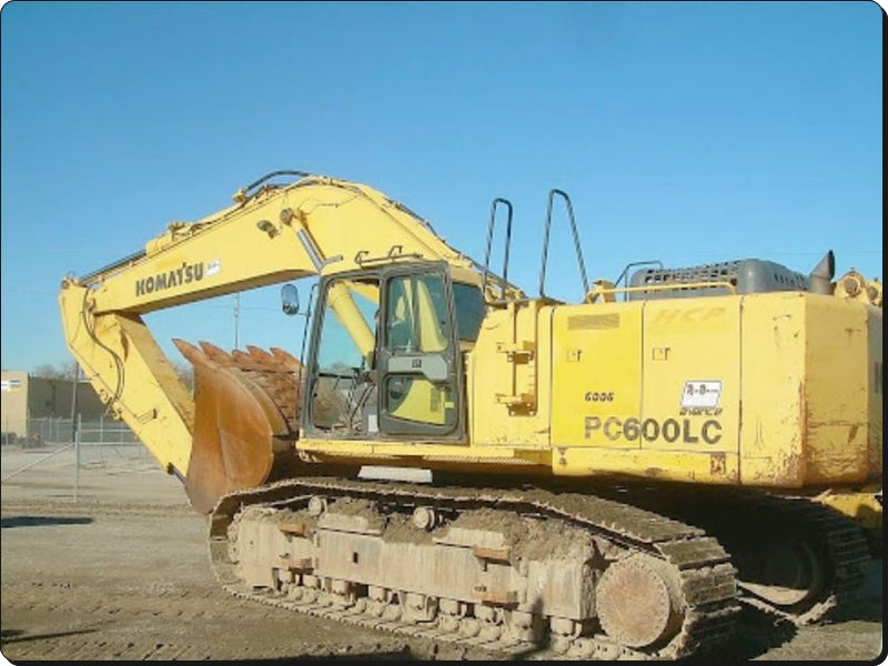 Catálogo de pecas Komatsu -PC600LC-8R1 - escavad. de esteira