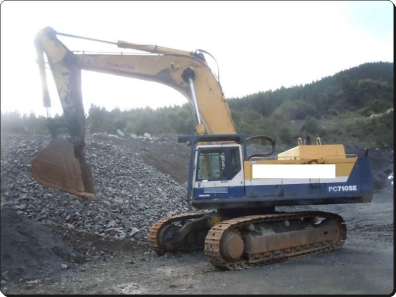 Catálogo de pecas Komatsu - PC710SE-5 - escavad. de esteira