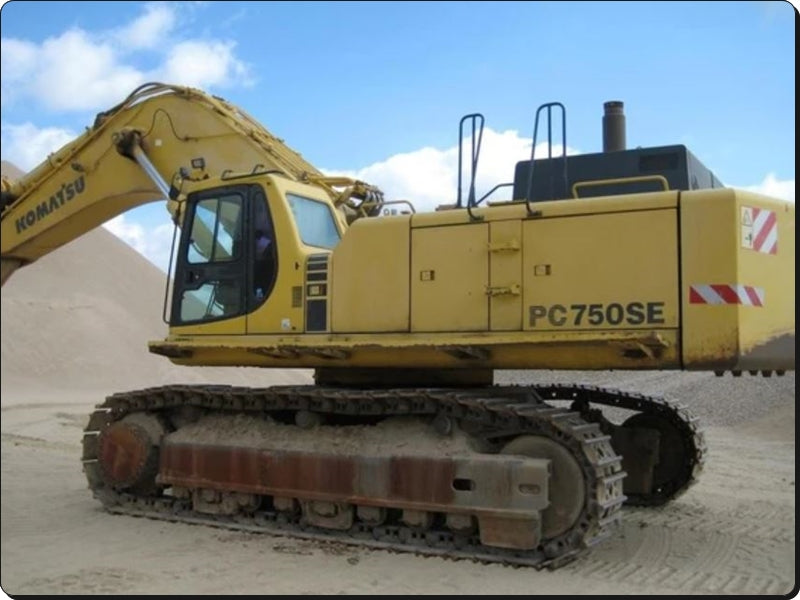 Catálogo de pecas Komatsu - PC750SE-6 - escavad. de esteira