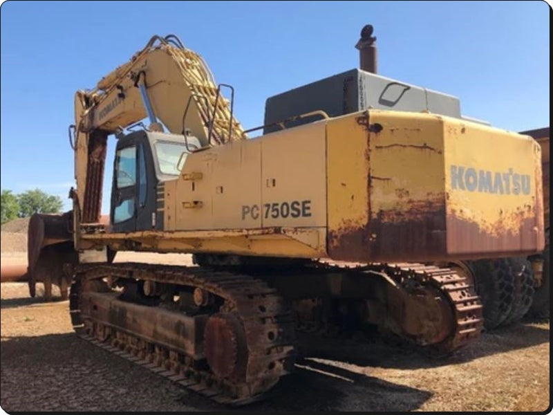 Catálogo de pecas Komatsu PC750SE-6K-J - escavad. de esteira