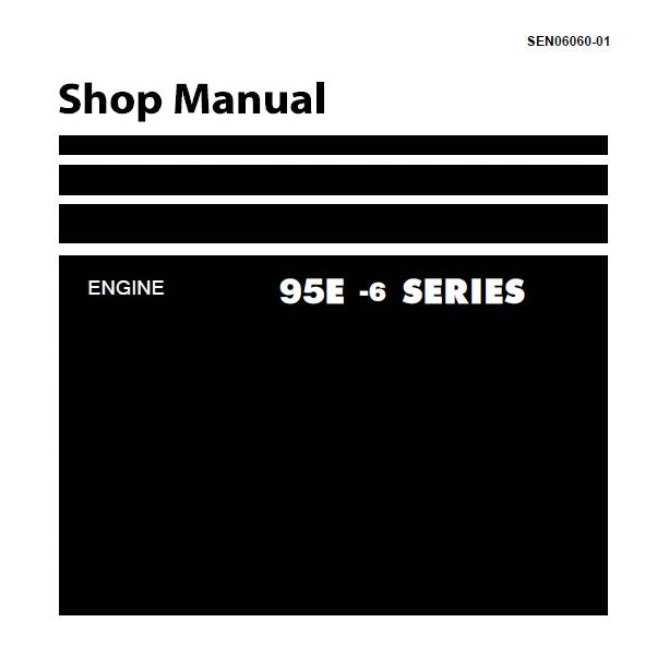 MANUAL DE SERVIÇO KOMATSU - 95E-6 SERIES - MOTOR