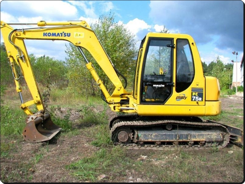 Catálogo de pecas Komatsu - PC75R-2HD - escavad. de esteira