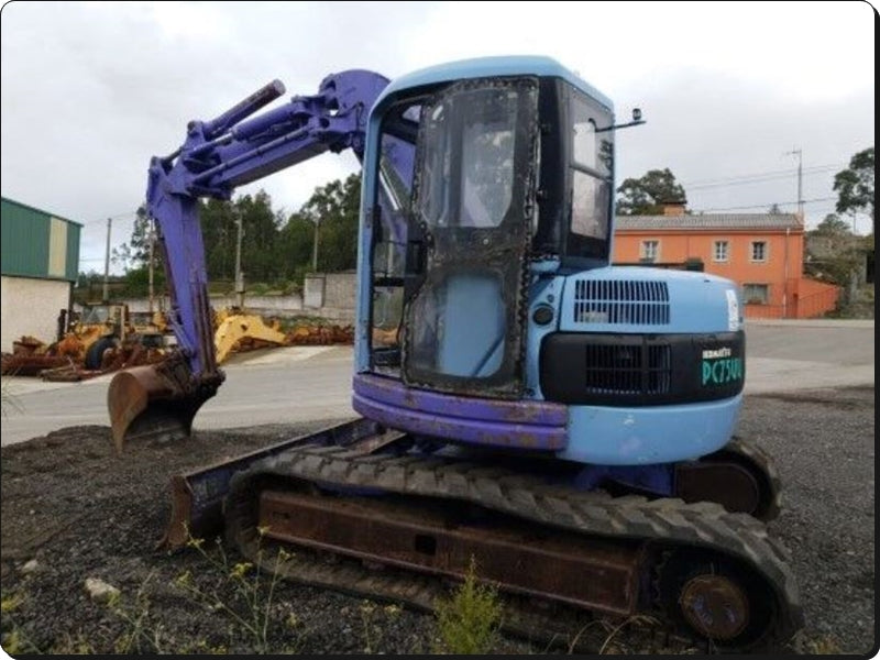 Catálogo de pecas Komatsu - PC75UU-2 - escavad. de esteira