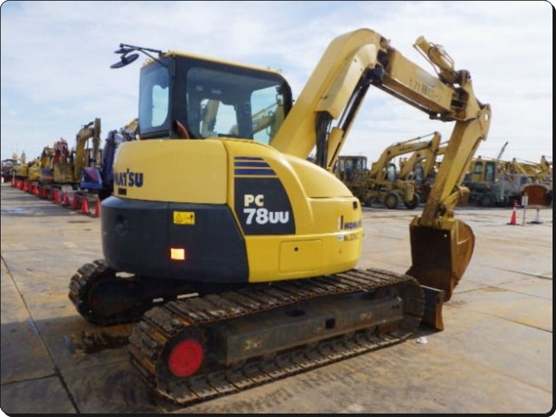 Catálogo de pecas Komatsu - PC78UU-6 - escavad. de esteira