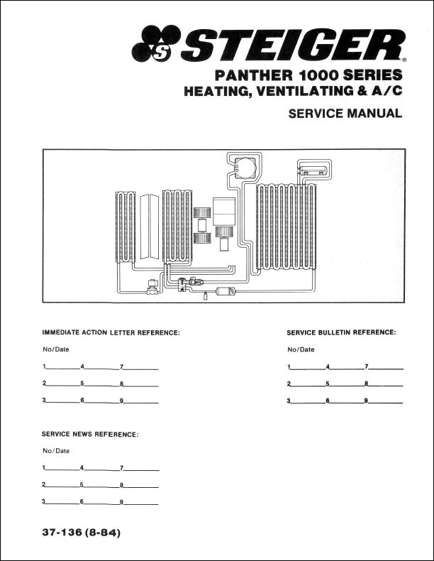 MANUAL DE SERVIÇO CASE - STEIGER PANTHER 1000 SERIES -INGLES