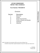 Cronograma de Reparo CHALLENGER - SP185C WindROWER - Colhetadeira