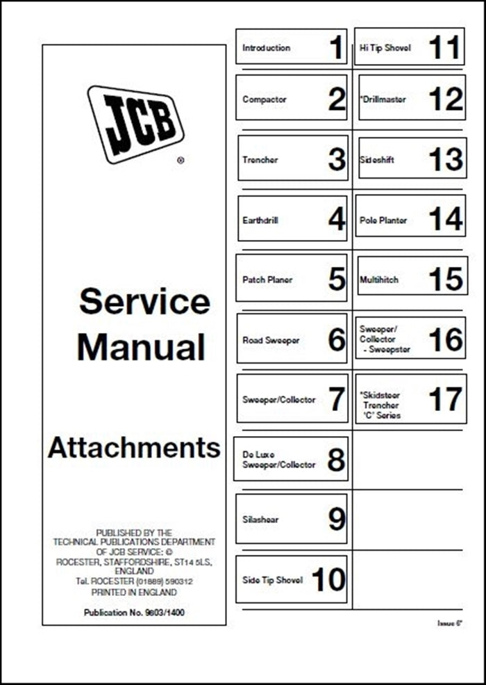 Manual De Serviço JCB - Anexos