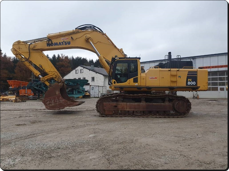 Catálogo de pecas Komatsu - PC800-8R - escavad. de esteira