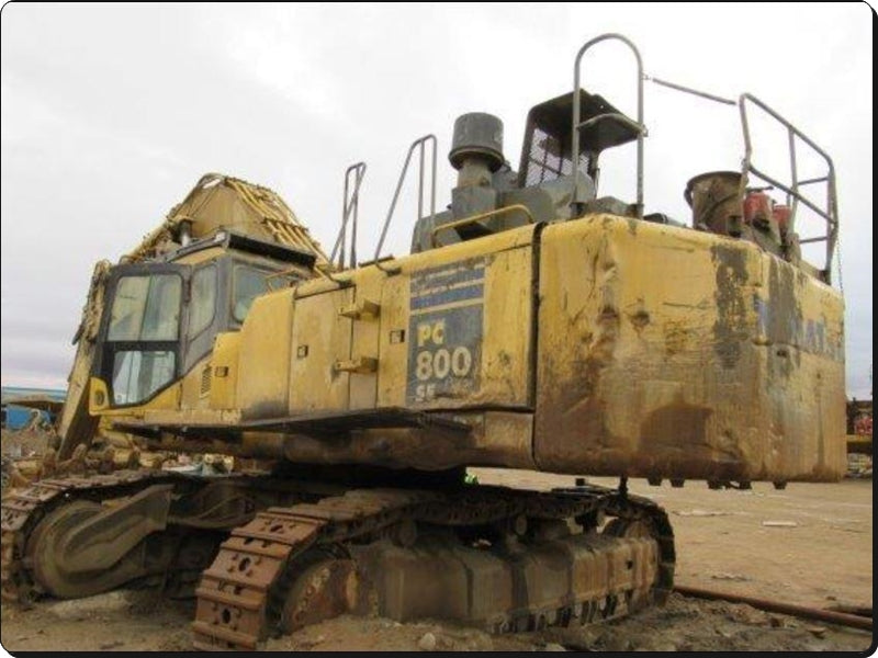 Catálogo de pecas Komatsu PC800SE-6-AM - escavad. de esteira