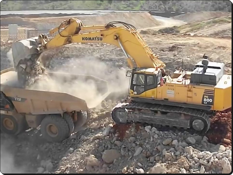 Catálogo de pecas Komatsu PC800SE-8E0 - escavad. de esteira