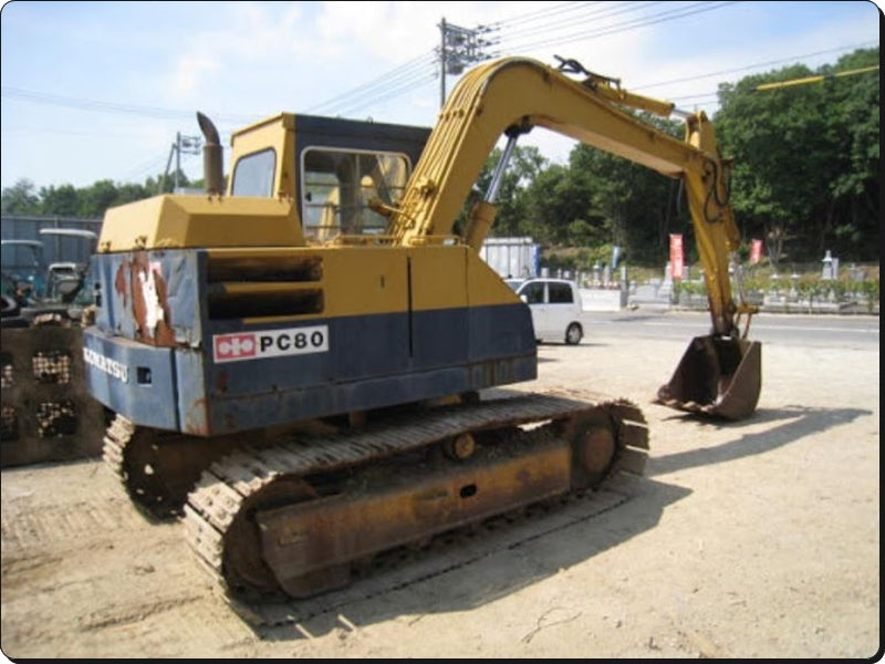 Catálogo de pecas Komatsu - PC80-1 - escavad. de esteira