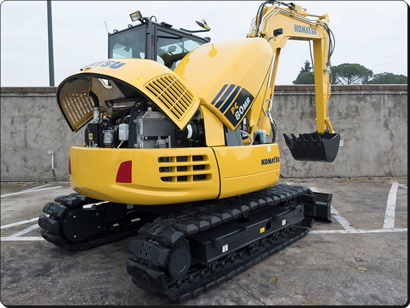 Catálogo de pecas Komatsu - PC80MR-3 - escavad. de esteira