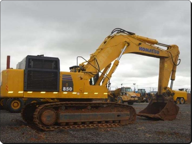 Catálogo de pecas Komatsu - PC850-8E0 - escavad. de esteira