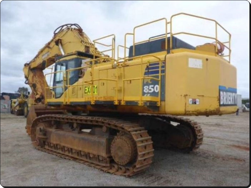 Catálogo de pecas Komatsu - PC850SE-8R - escavad. de esteira