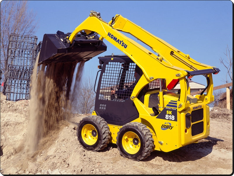 MANUAL DE SERVIÇO KOMATSU - SK818-5\SK820-5 TURBO - MINICARREGADEIRA