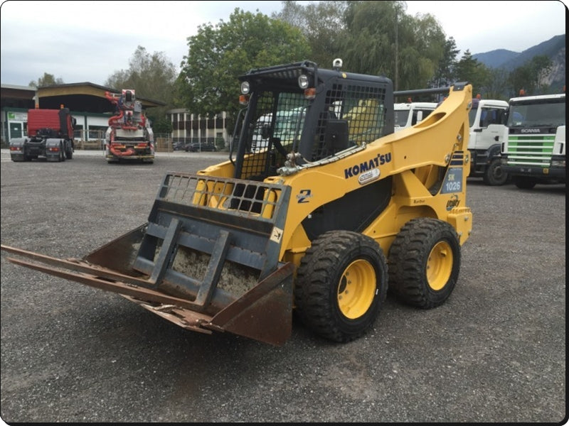 MANUAL DE SERVIÇO KOMATSU - SK1026-5 TURBO - MINICARREGADEIRA