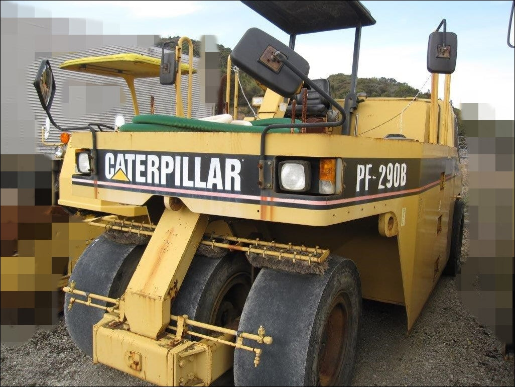Manual de Serviço CATERPILLAR - PF-290B - Rolo Compactador Pneumático (Inglês) PDF