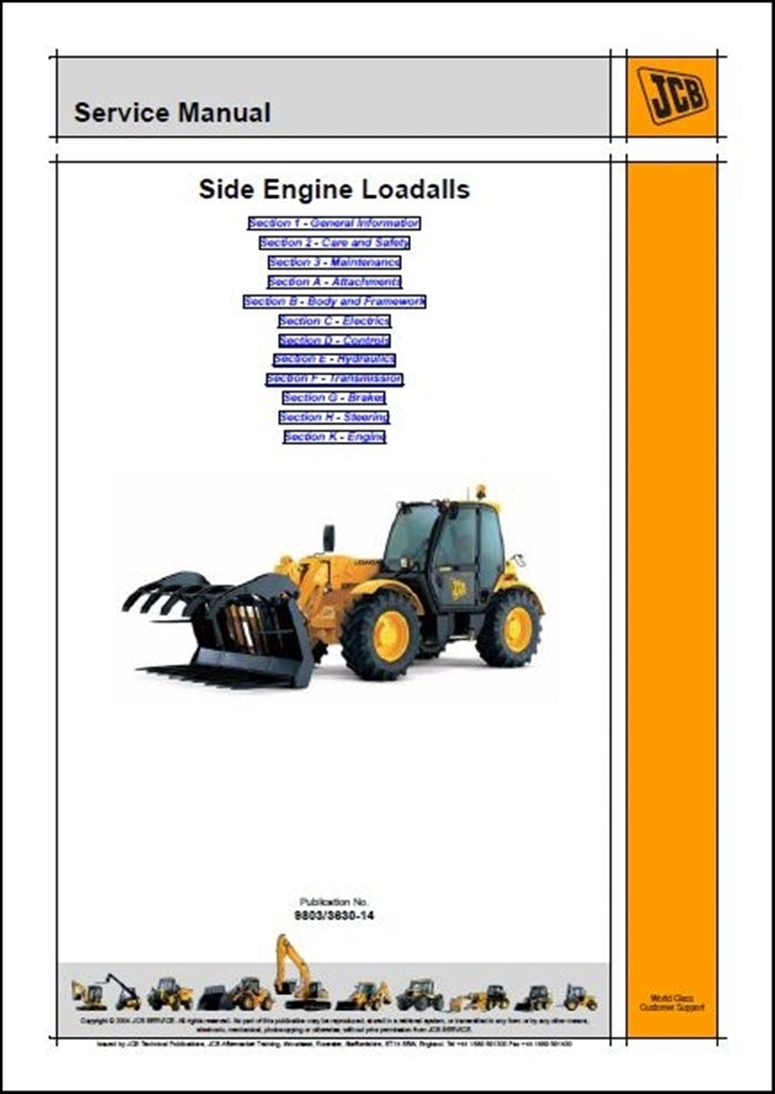 Manual De Serviço JCB - Motor Lateral Loadalls