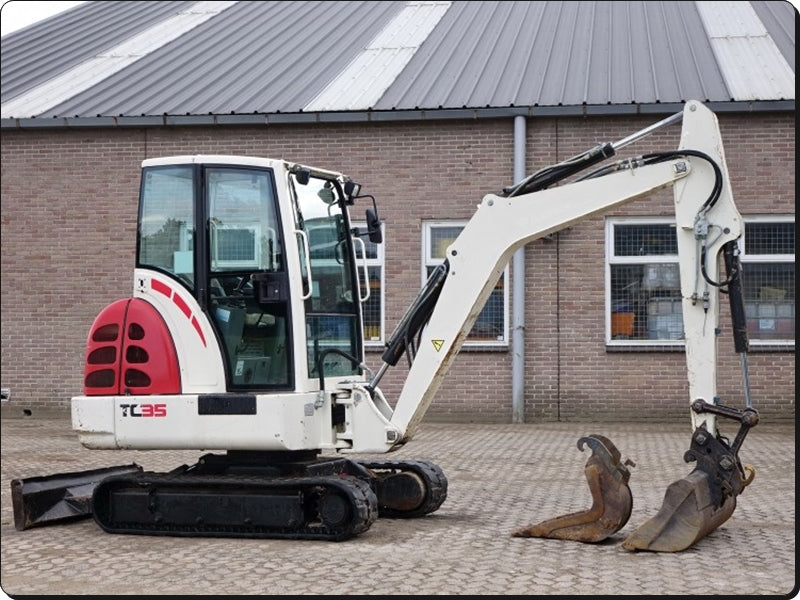 Catalogo De Peças TEREX - TC35 - Mini Excavador Hidraulico