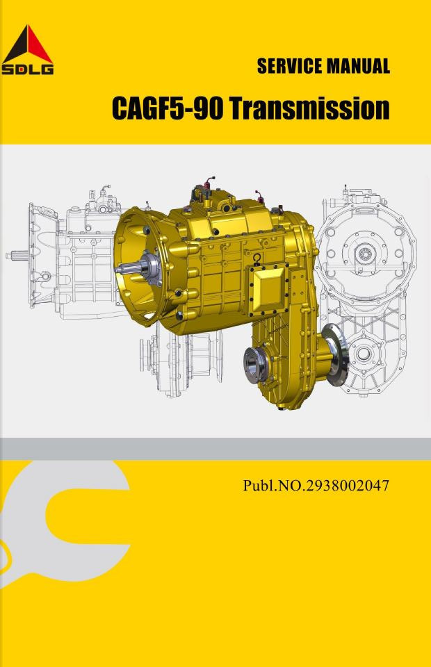 MANUAL DE SERVIÇO TRANSMISSÃO - CAGF5-90 - SDLG