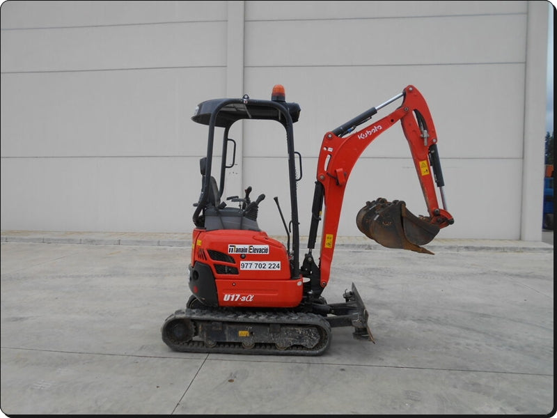 Manual De Serviço KUBOTA - U17-3A - Mini Excavador Hidraulico