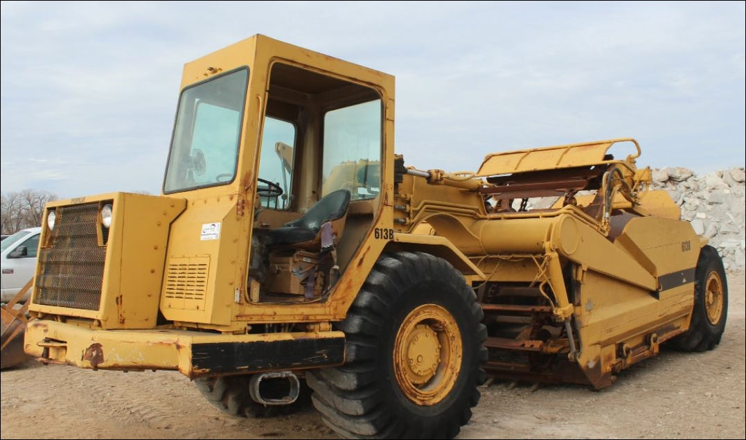 Manual de Serviço CATERPILLAR - 613B - Raspador de Rodas (Inglês) PDF