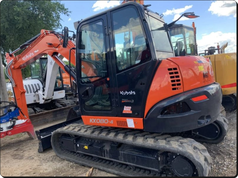 Manual De Serviço KUBOTA - KX080-4 - Excavador Hidraulico