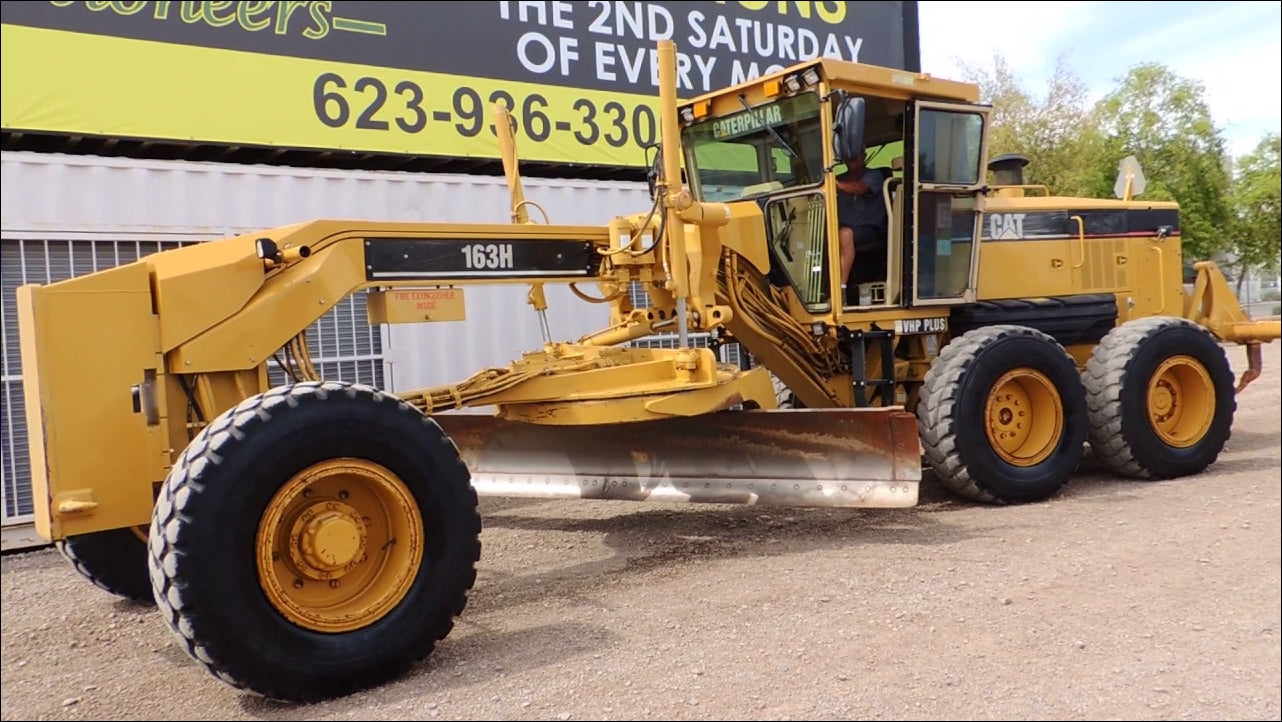 Manual de Serviço CATERPILLAR - 163H - Motoniveladora (Inglês) PDF