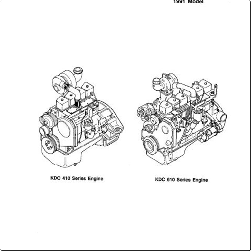 Manuais De Serviço KOMATSU - 410\610 Series Engine