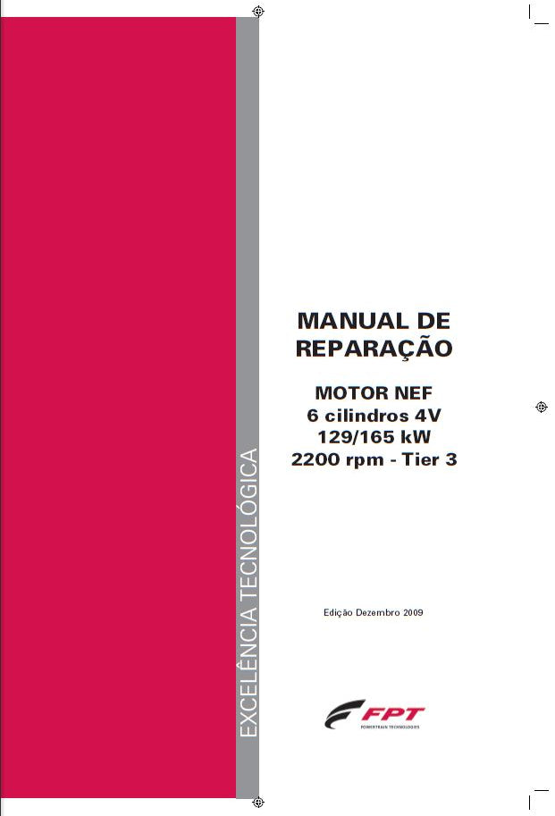 MANUAL DE REPAROS MOTOR - NEF 6 CILINDROS 4V - TIER 3