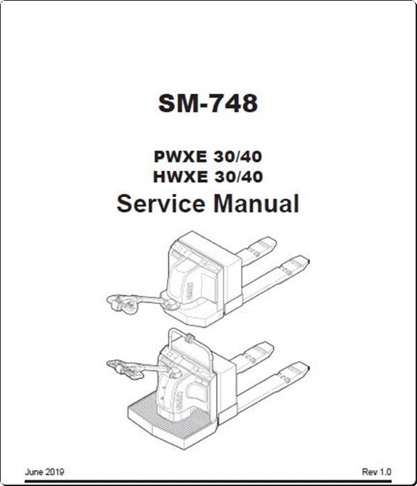 Manuais De Serviço CLARK - SM-748 - PWXE 30\40 - HWXE 30\40