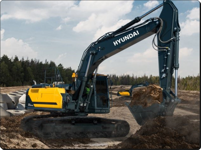 Manual De Serviço HYUNDAI - HX210A-NL - HX210A-L - Excavador Hidraulico