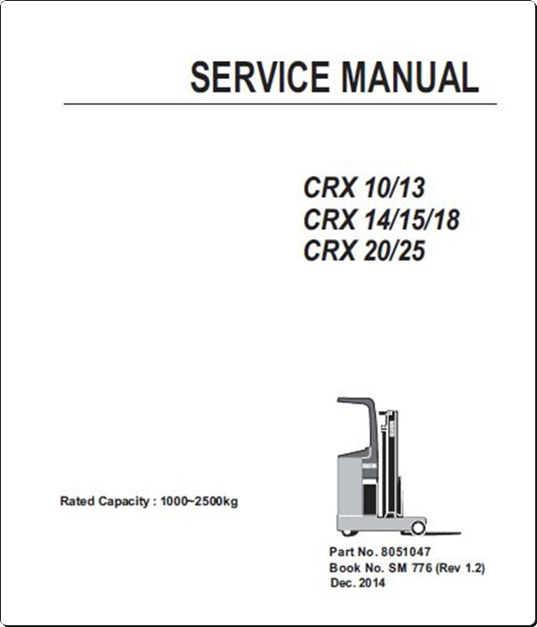 Manuais De Serviço CLARK - SM-776 - CRX10\13 - CRX14\15\18