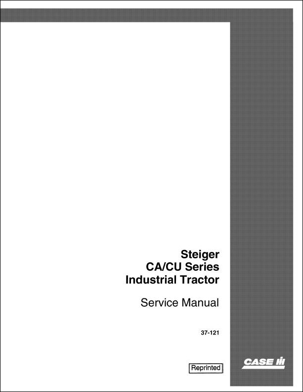 MANUAL DE SERVIÇO CASE - STEIGER CA-CU SERIES IND. - INGLES