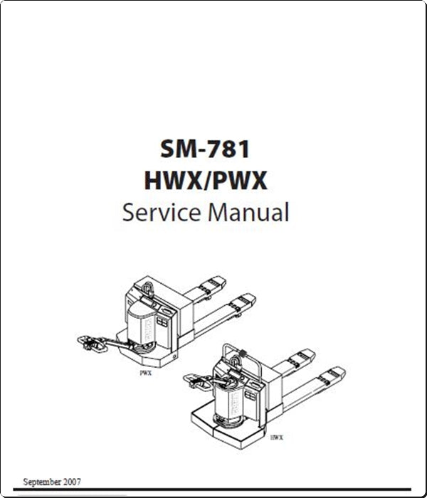 Manuais De Serviço CLARK - SM-781 - HWX\PWX - Empilhadeira