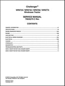 Manual de Serviço CHALLENGER - WR9735\WR9740\WR9760\WR9770 - Colhetadeira