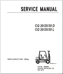 Manuais De Serviço CLARK - CQ20\25\30 D - CQ20\25\30 L - Empilhadeira