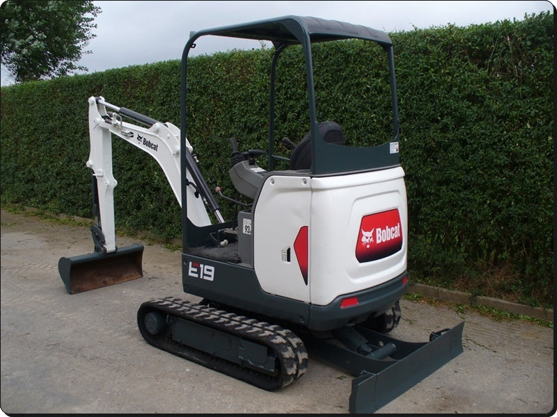 Manual De Serviço BOBCAT - E19 - Escavadeira Compacta