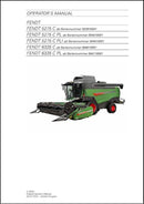 Manual de Instruções FENDT - 5275 C - 6335 C - Colheitadeira