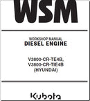 Manual De Serviço KUBOTA - V3800-CR-TE4B,V3800-CR-TIE4B