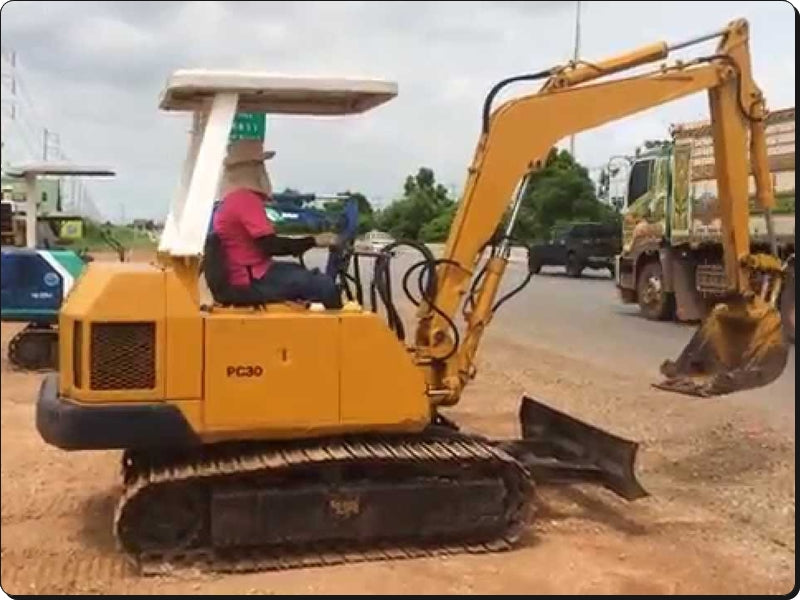 Catálogo de pecas Komatsu- PC30-3 - escavad. de esteira