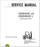 Manuais De Serviço CLARK - C20\25\30\35 L\G- C20\25\30\32C L