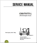 Manuais De Serviço CLARK - C60\70\75 L - Empilhadeira