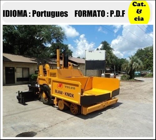 Catalogo De Pecas Pavimentadoras De Rodas Volvo - Pf161