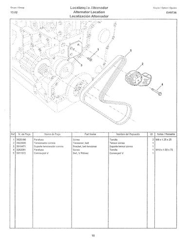Catálogo De Peças Motor Cummins C -